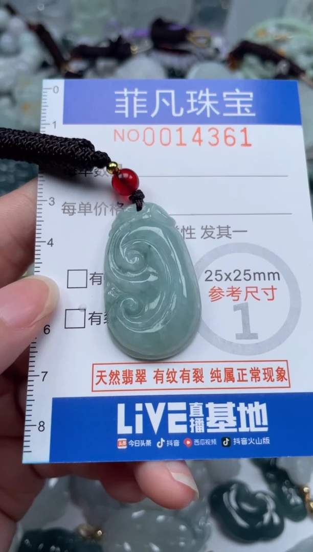 颈饰未镶嵌翡翠14361