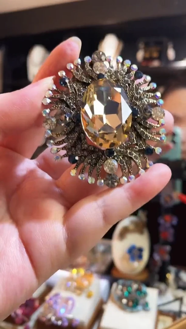 铜合金仿水晶高货华子