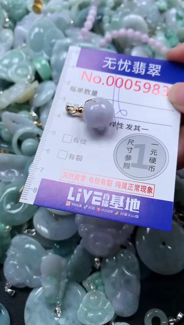 颈饰未镶嵌翡翠5983