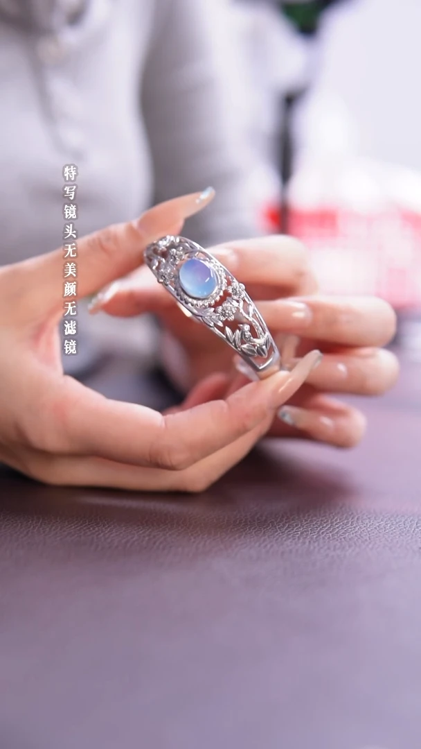 未镶嵌手链水晶26-61海蓝宝手镯