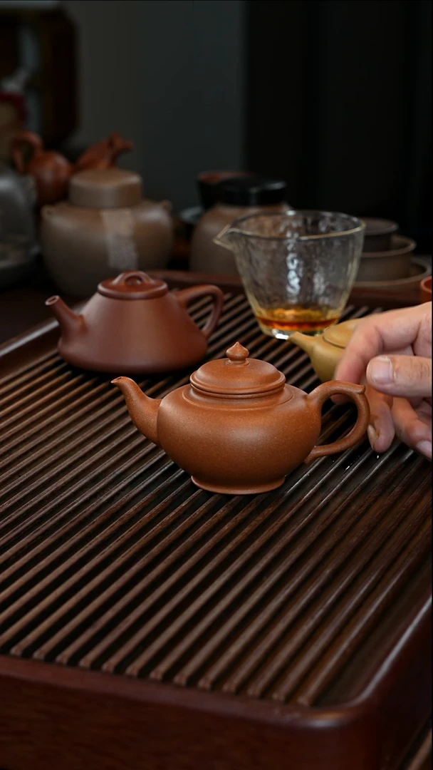 茶壶紫砂笑樱 黄降坡 200cc