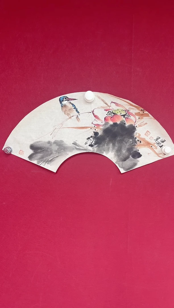 国画王洋洲老师扇