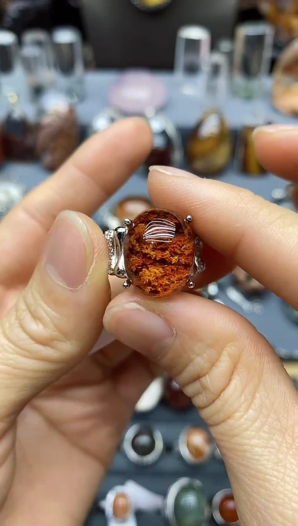 【闪购商品】水晶戒指银S925镶嵌水晶水晶