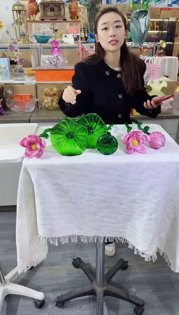 琉璃盛泰花瓶花器晚S-10