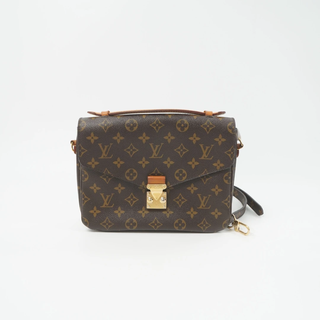 95新 LouisVuitton/路易威登 单肩包邮差包中号老花/DS011022