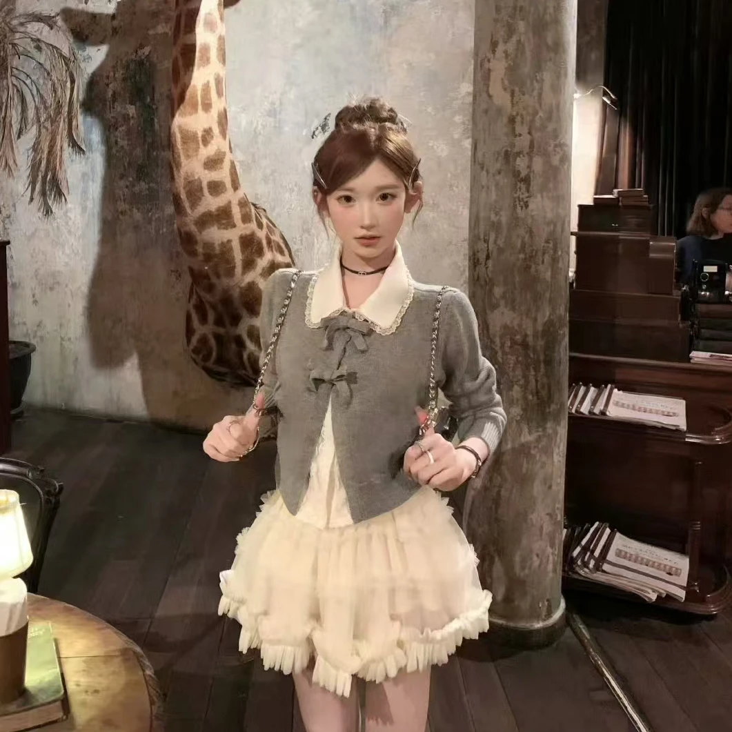 韩系穿搭蛋糕裙女早春夏2025新款高腰显瘦半身裙百搭公主蓬蓬短裙