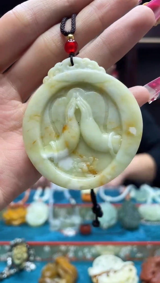 未镶嵌岫玉吊坠·