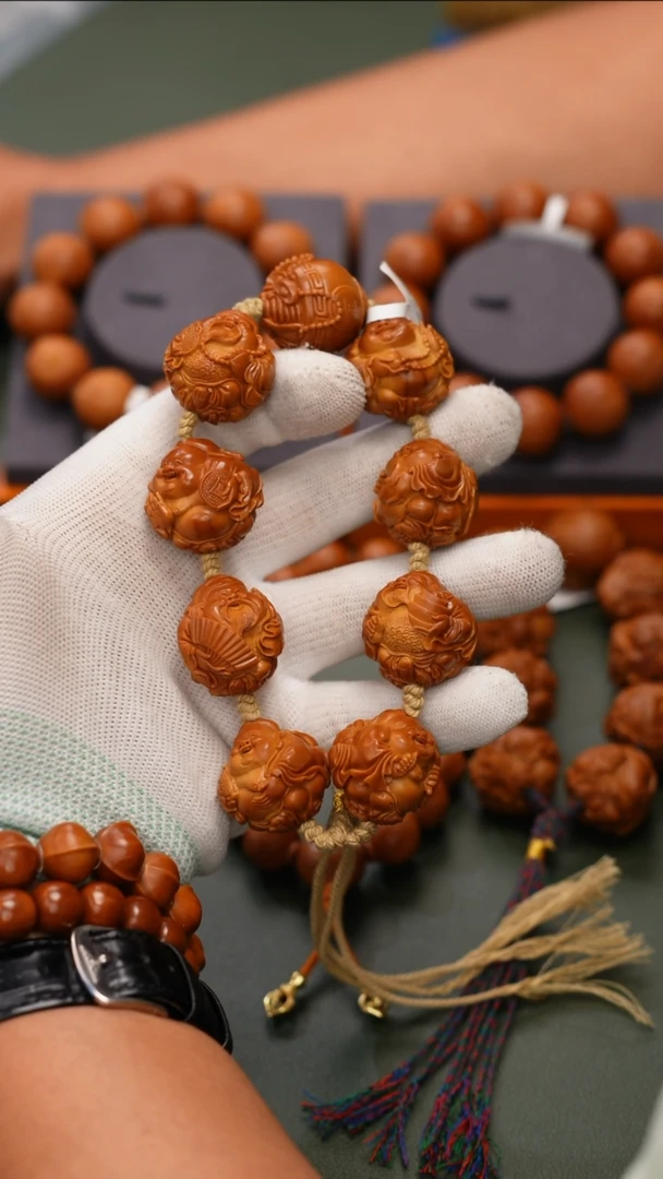 橄榄核手串/手链上**A橄榄核