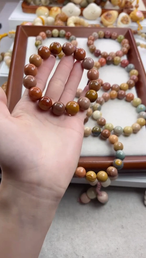 【闪购商品】菩提根/象牙果手串阿拉善圆珠14mm手串V86