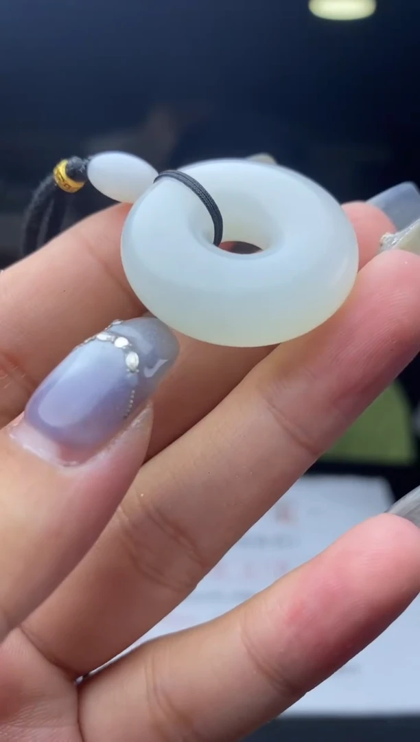 和田玉18K金镶嵌项链多样性-项链-X3168