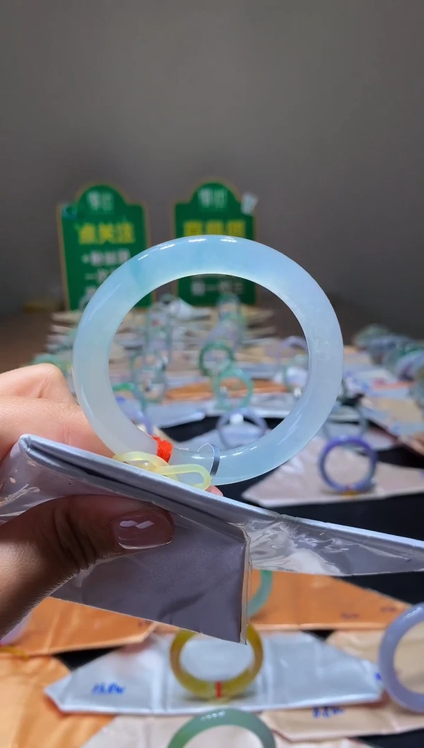 未镶嵌手镯翡翠k40天然A货缅甸翡翠53