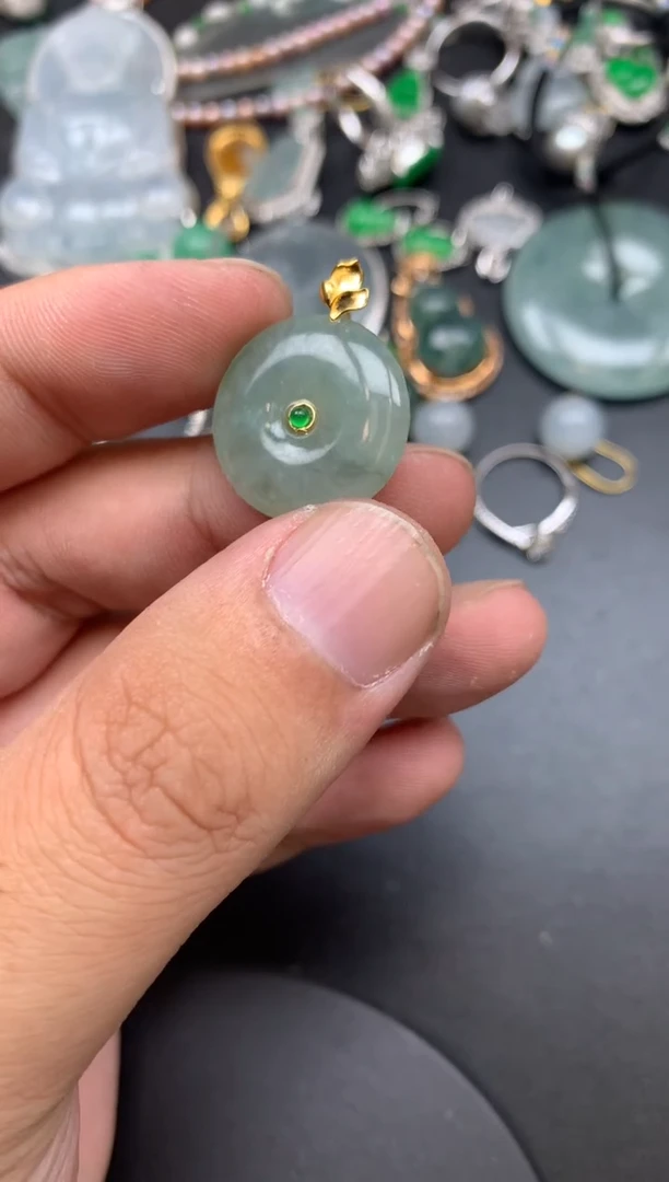 颈饰未镶嵌翡翠H*H平常心商品不退不换