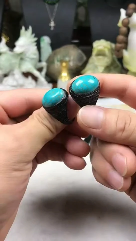 石英质玉合金戒指两个戒指打包