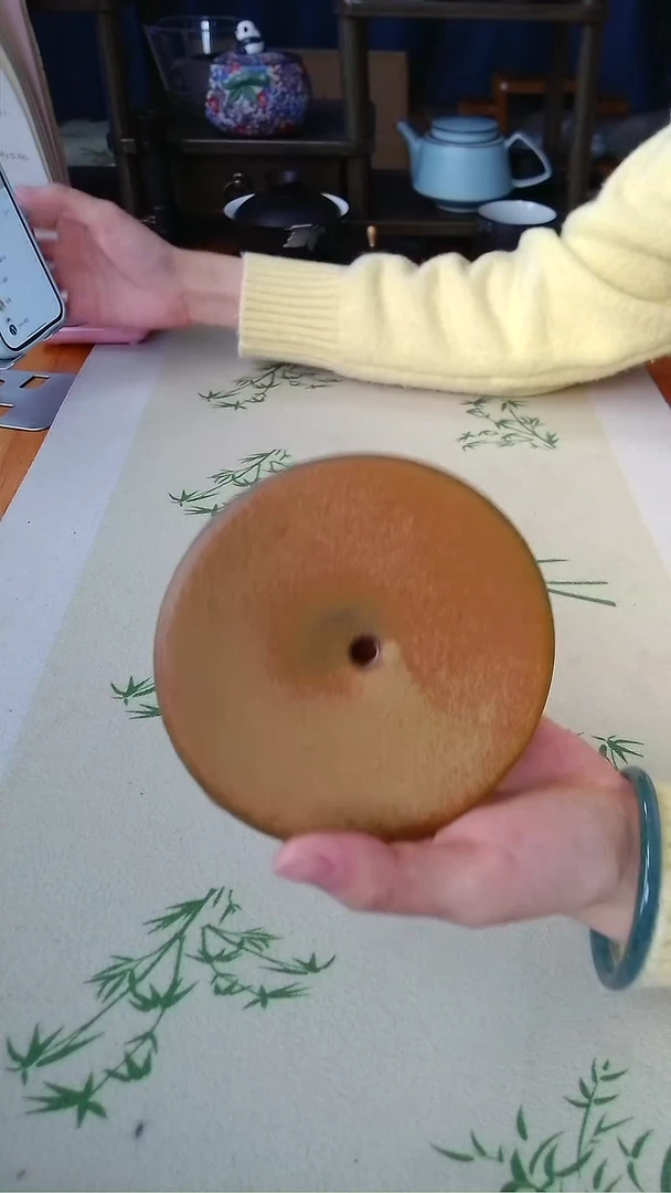 陶窑变垫片（微瑕）底部微裂不影响使用