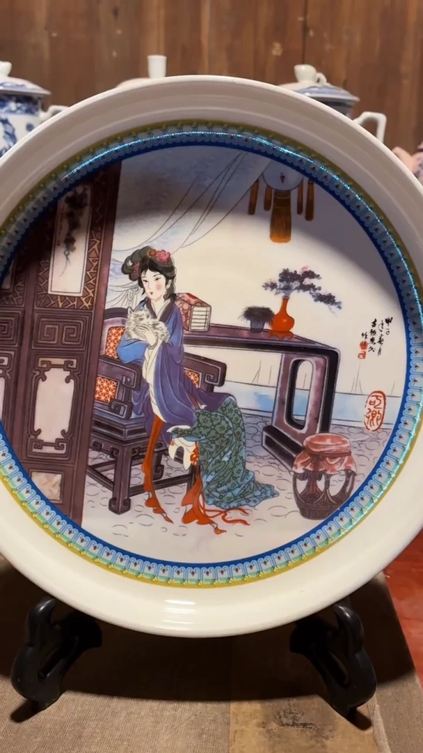 摆件瓷AB42景德镇陶瓷摆件