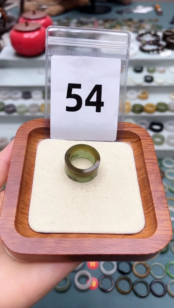 和田玉戒指未镶嵌15号