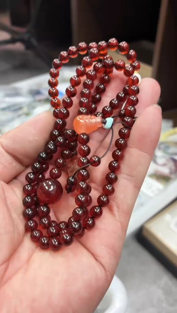 血珀颈饰未镶嵌S92