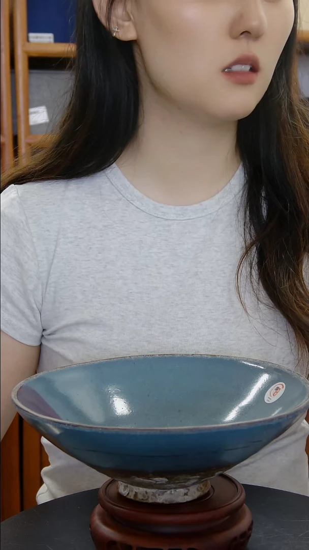 碗窑变釉斗笠碗#676#