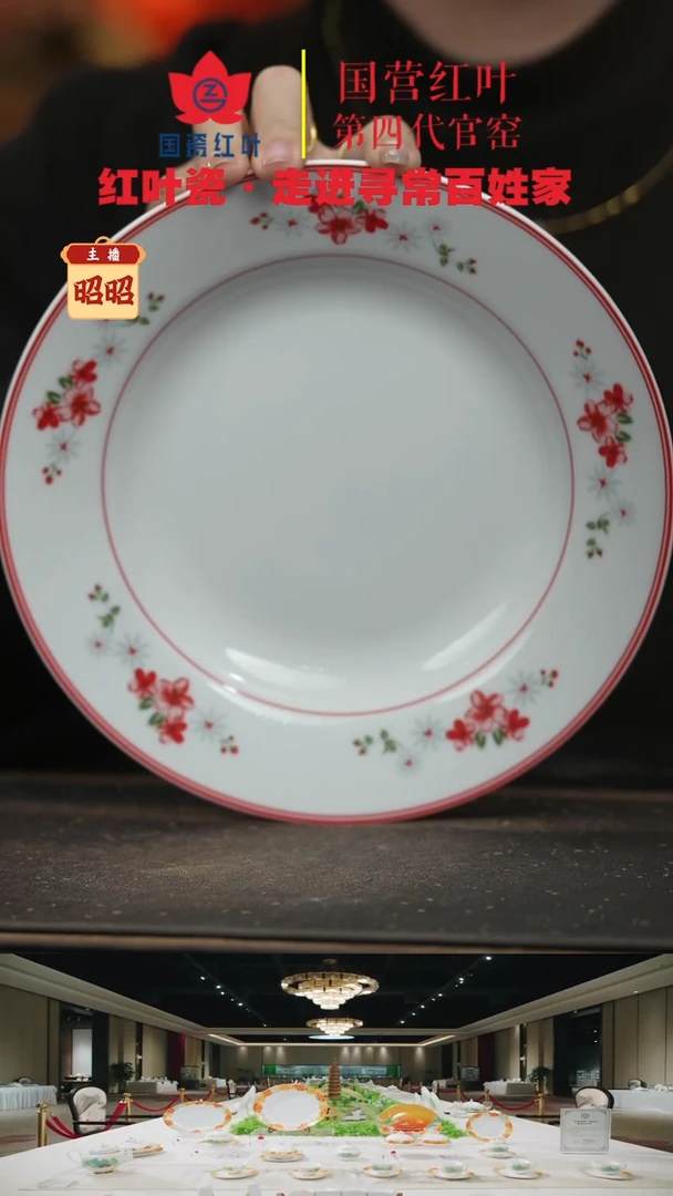 陶瓷1个正价8英寸清游汤盘-翡翠琉璃