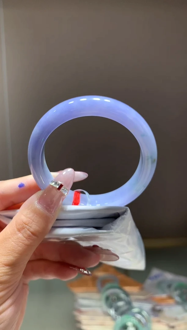 未镶嵌手镯翡翠-F87-正圈57.1