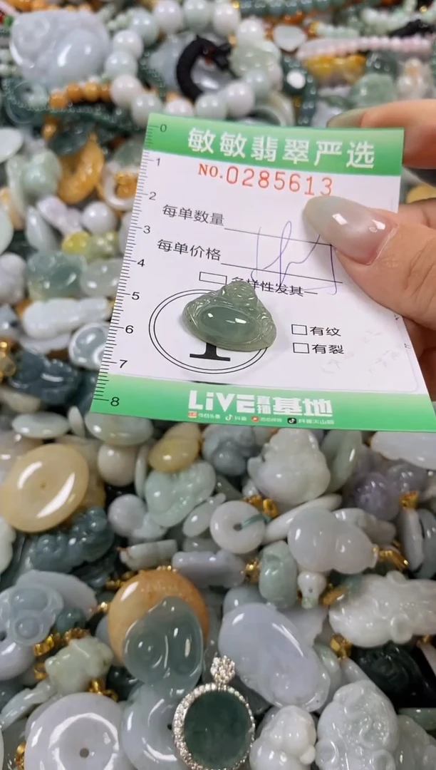 翡翠未镶嵌颈饰闪购0285613