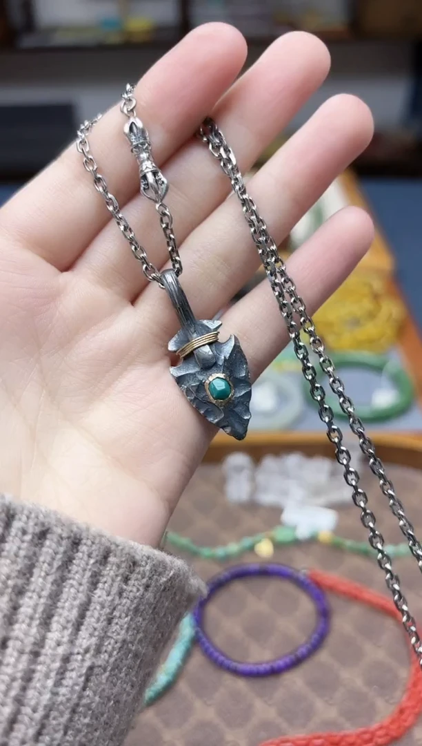 颈饰925银s925银吊坠GZS