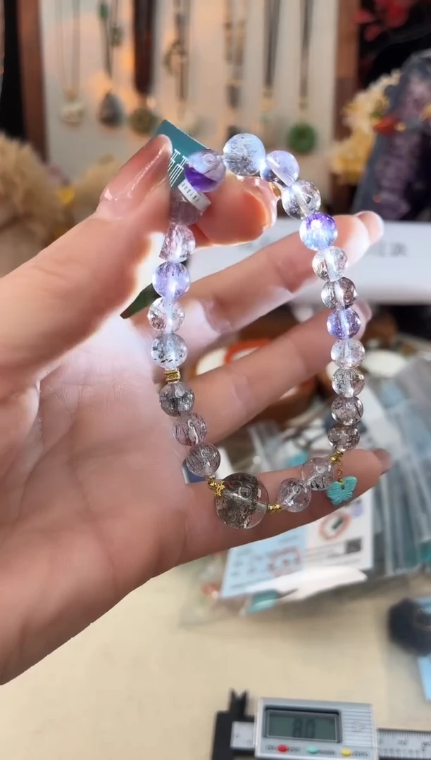 18K金镶嵌手链水晶@@G921D019239