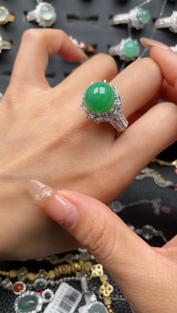 【闪购商品】翡翠戒指未镶嵌1111111111  66