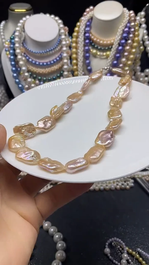 颈饰未镶嵌淡水珍珠多人