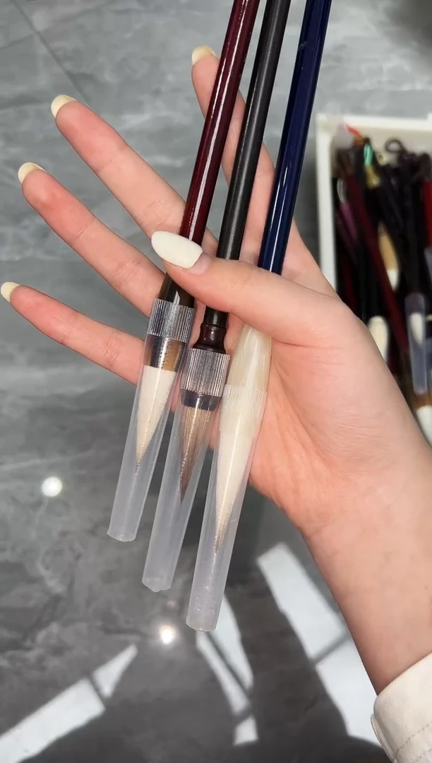 E505 定制毛笔微瑕3支