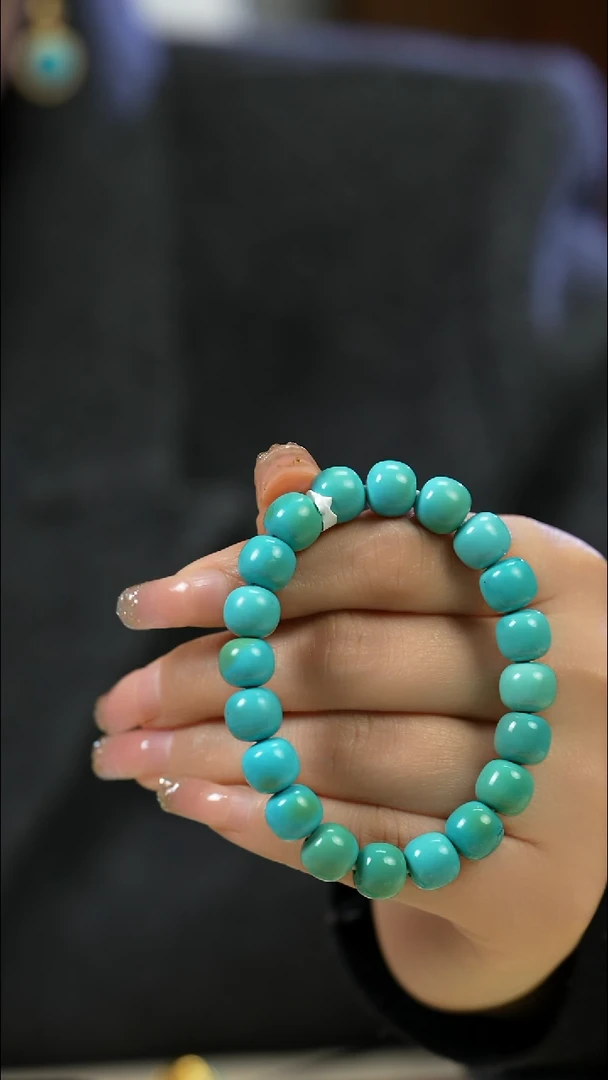 未镶嵌绿松石手串多样性发一