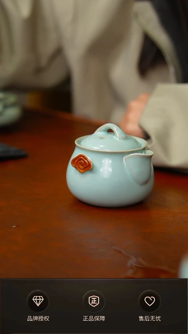 天青新品手抓壶不完美 简装