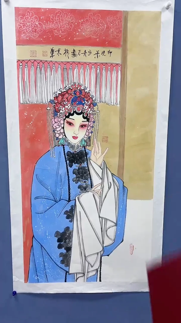 【闪购商品】绘画柳晓叶绘画8平尺戏曲人物