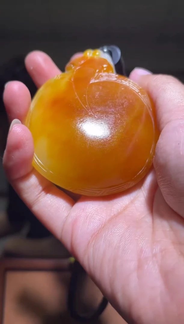 未镶嵌和田玉（糖玉）挂件用**康龙龟