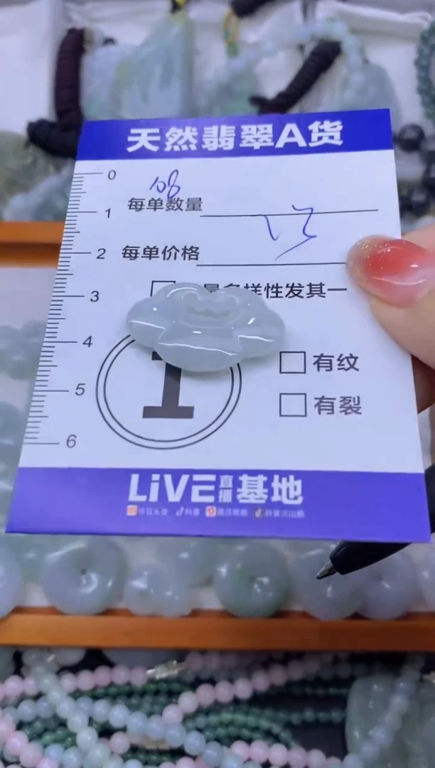颈饰未镶嵌翡翠天然翡翠A货批量多样性发一件
