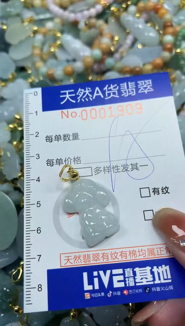 颈饰未镶嵌翡翠天然A货翡翠