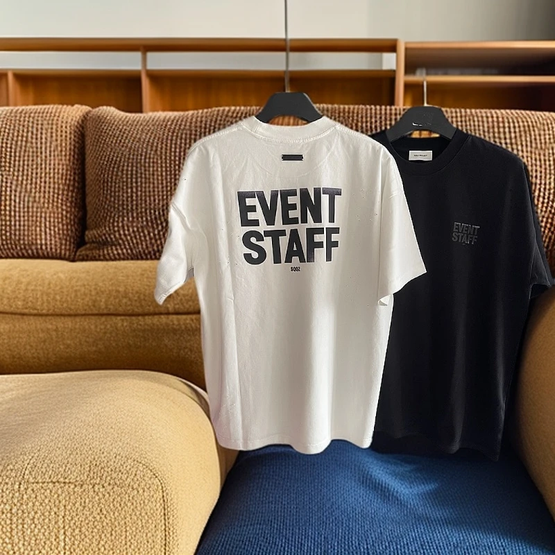 重磅高克重纯棉T恤短袖破洞宽松款 男女同款3098