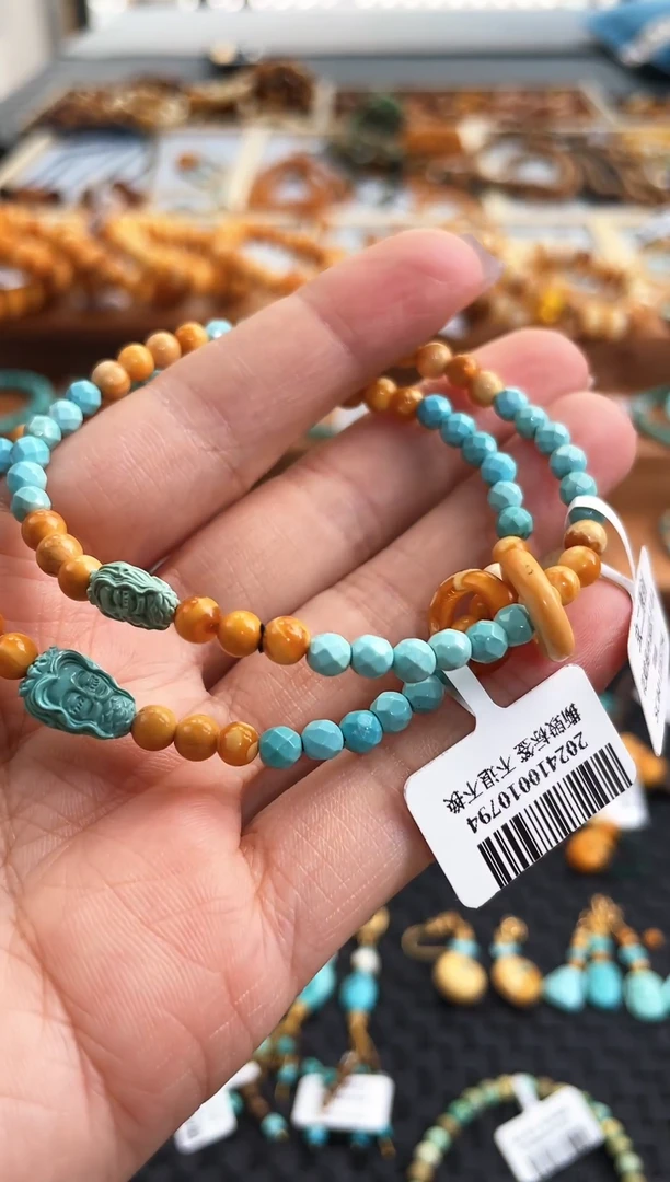 【闪购商品】绿松石手串未镶嵌美人鱼手串多样发其一