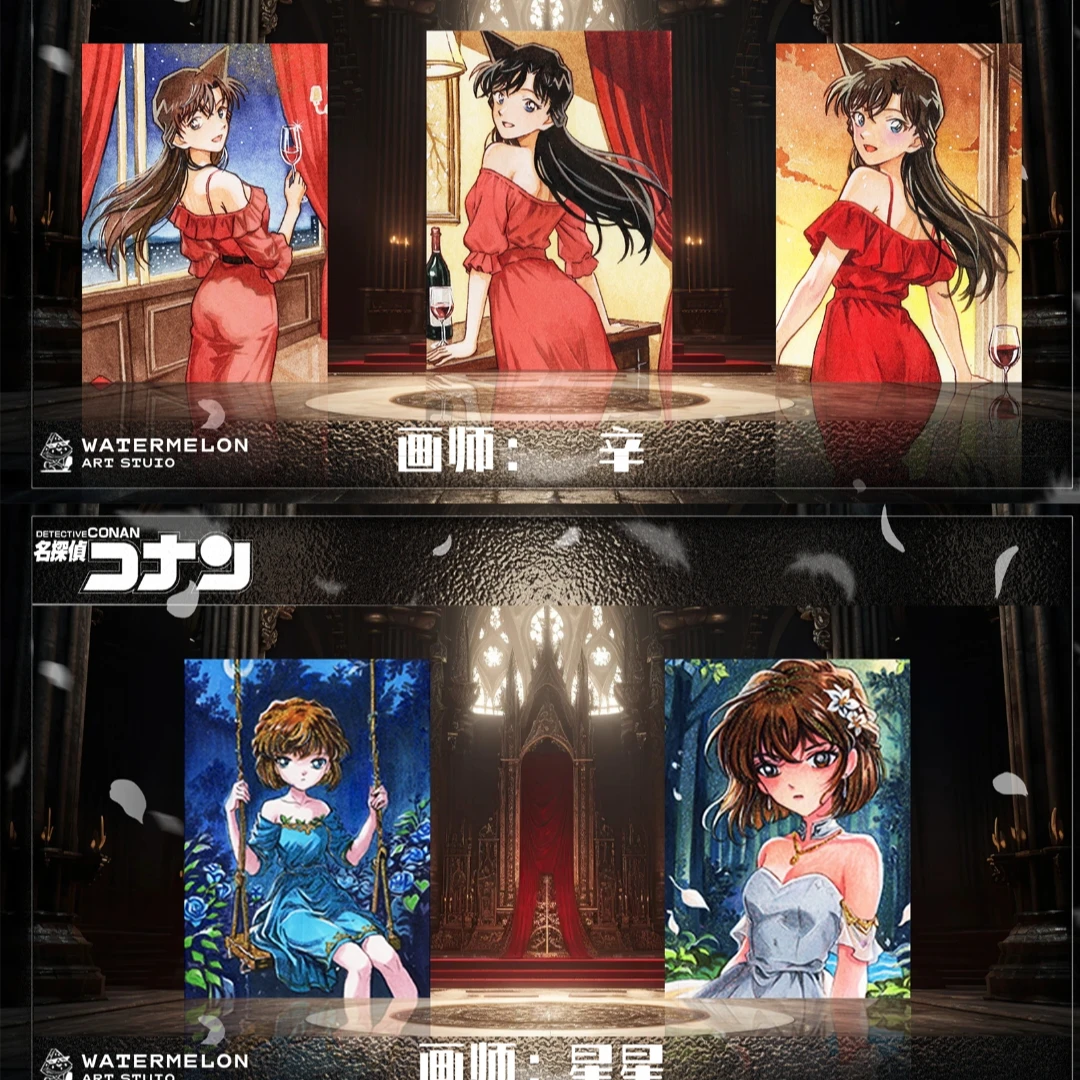 【西瓜工作室】名侦探柯南 手绘收藏卡牌盲盒（梦梦代拆）