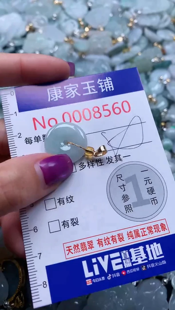 颈饰未镶嵌翡翠8560