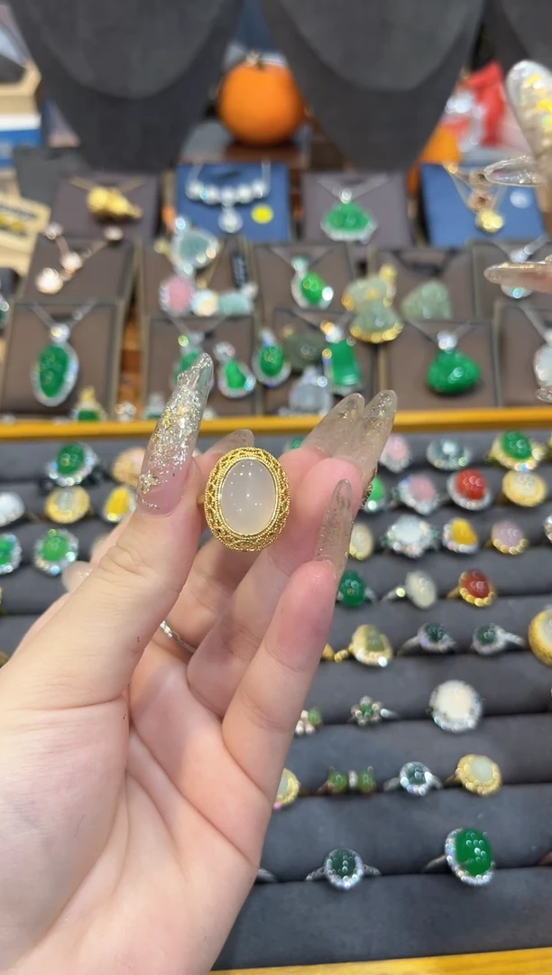 【闪购商品】玛瑙/玉髓戒指未镶嵌1