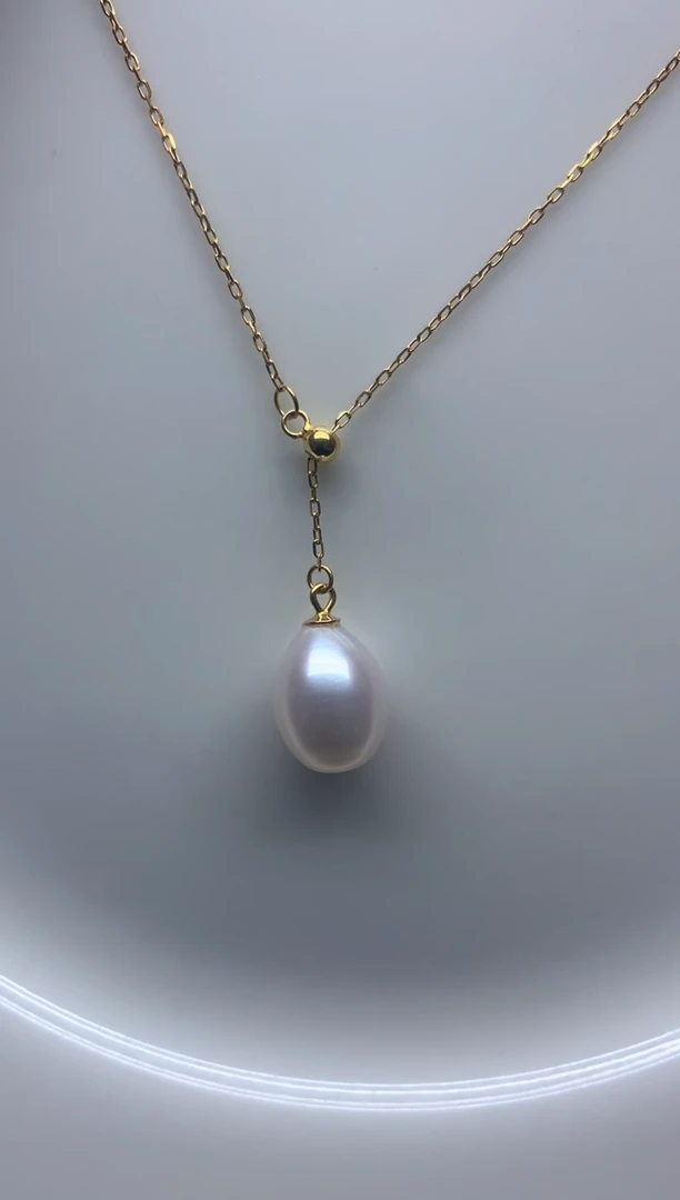 颈饰银S925镶嵌淡水珍珠多样性发一