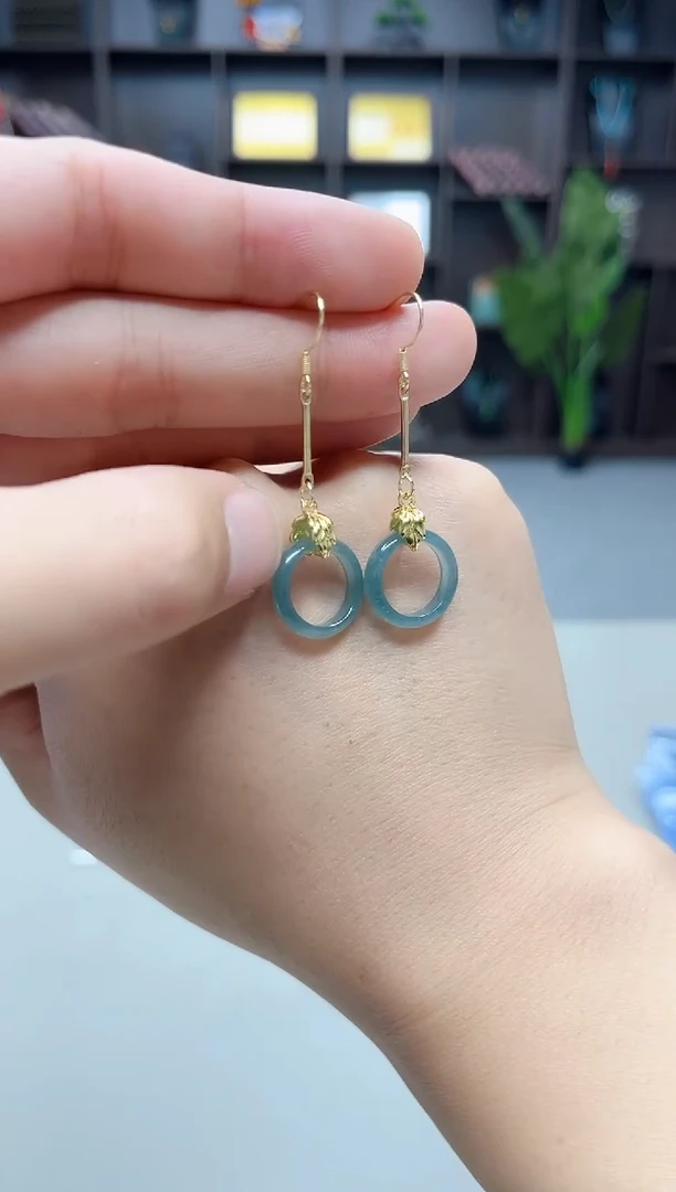 未镶嵌翡翠耳饰X37