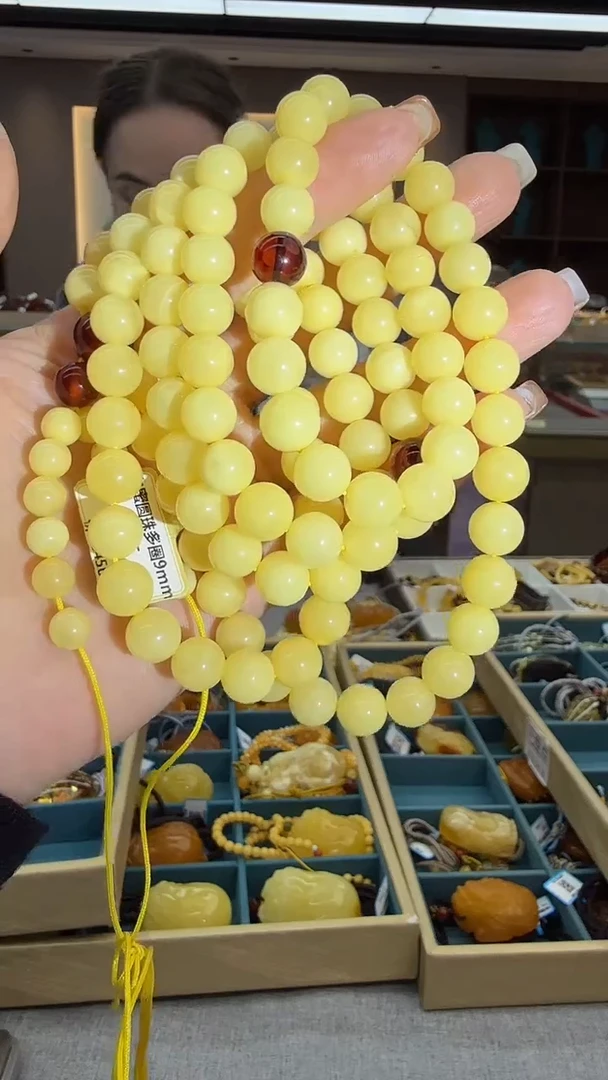 手链琥珀未镶嵌82秒拍号 假一罚三