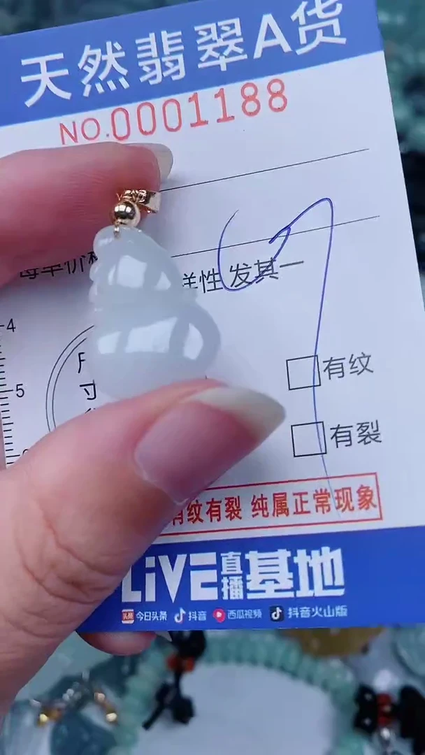 翡翠未镶嵌颈饰00001188