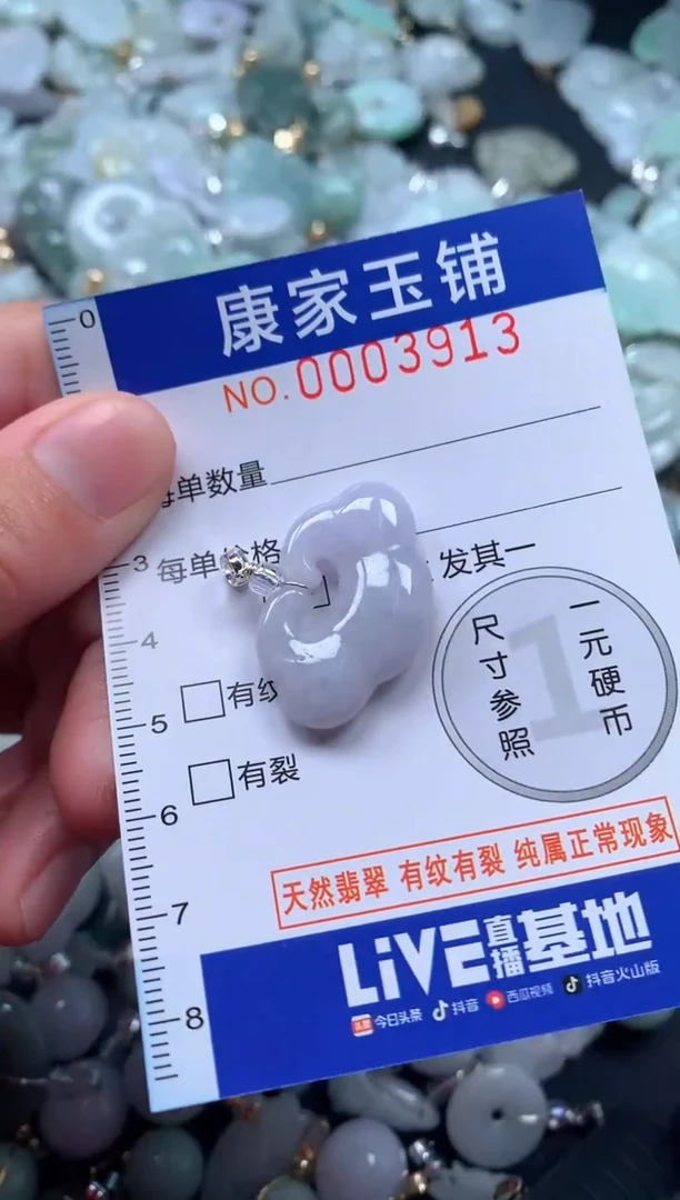 颈饰未镶嵌翡翠3913