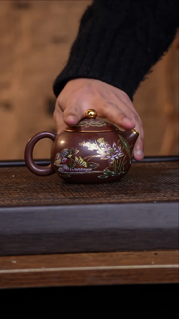 茶壶紫砂宜兴手工原矿紫砂壶001