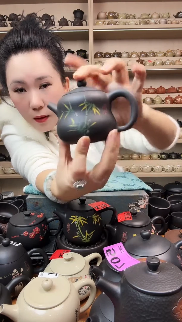 壶瑕疵无礼盒 彩填葫芦 058