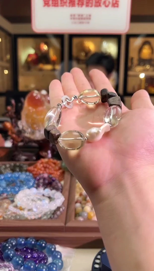 未镶嵌手链水晶黄水老钱DIY（多样性发一）