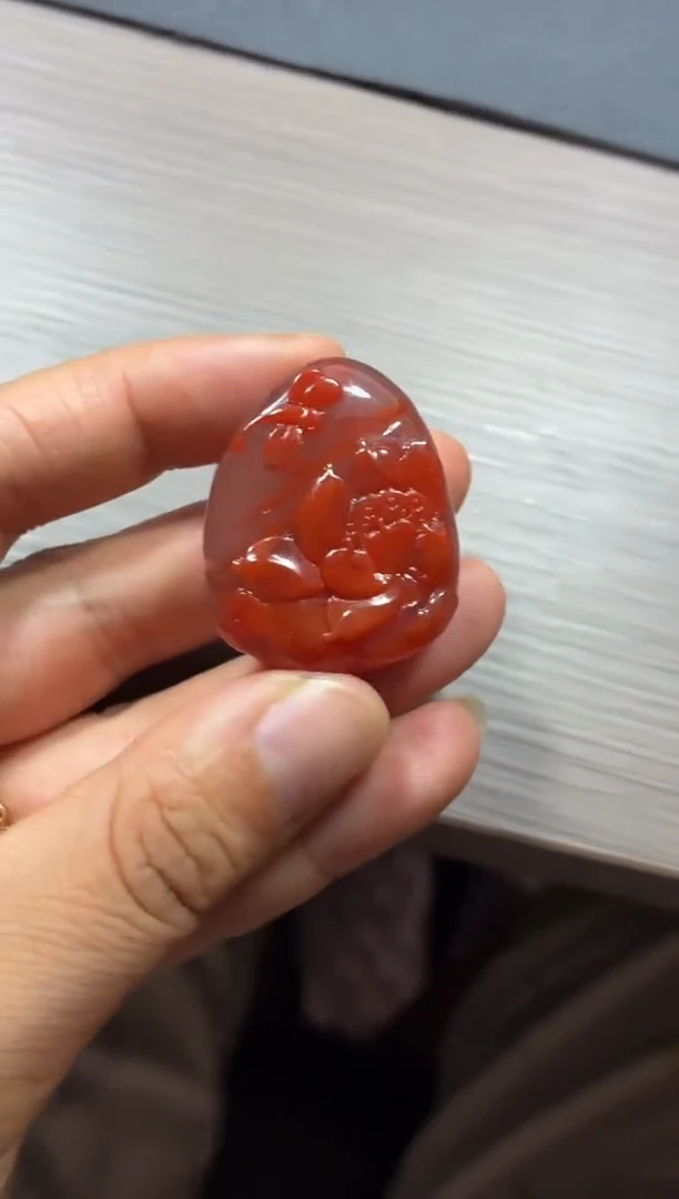 南红玛瑙挂件未镶嵌挂件